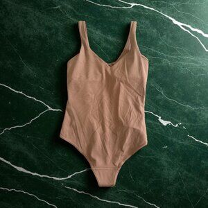 LULULEMON Women's Nude Beige Bodysuit Size 2